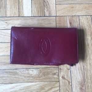 Vintage Cartier box calf wallet